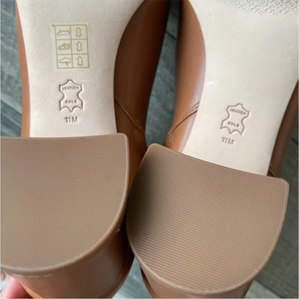 NWT Tory Burch Brooke Tan Camel Ankle Booties Leather Classic Size 11